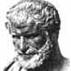 Pictures of Famous Philosophers and Scientists - Heraclitus - All is Becoming - All is Opposite (500BC) - I see nothing but Becoming. Be not deceived! .. the very river in which you bathe a second time is no longer the same one which you entered before.