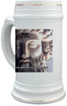 COFFEE MUGS AND BEER STEINS.