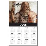 Plato 2005 Wall Calendar: 'The object of education is to teach us a love of beauty.' (Plato)