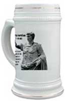 COFFEE MUGS AND BEER STEINS: Unique Online Philosophy Gift Shop & Gallery of Famous Philosophers, Scientists, Artists, Politicians, etc. Portraits with Quotes on Truth, Reality, Philosophy, Physics, Metaphysics, Religion, God, Wisdom, Education, Politics, Evolution, Love, Beauty, Art, Nature, Utopia...