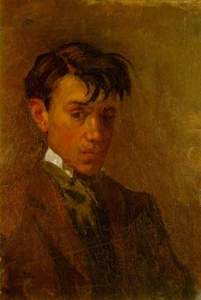 Pablo Picasso: Self Portrait Painting 1896