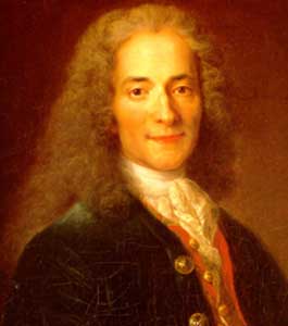 'Love truth, but pardon error.' (Voltaire)