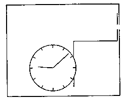Fig.7 Slit Experiment with Clock