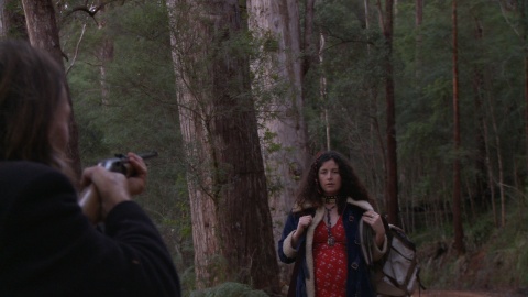 Woman looking out to sea