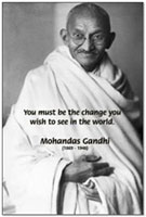 Mahatma Mohandas K. Gandhi: Inspirational / Motivational Wisdom Quotes Gift Shop